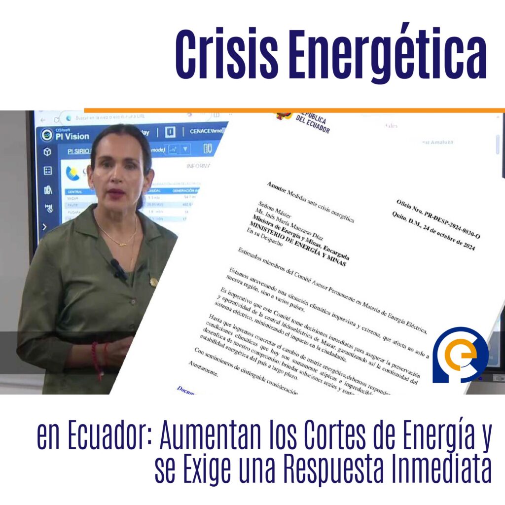 Crisis Energética en Ecuador: Aumentan los Cortes de Energía y se Exige una Respuesta Inmediata