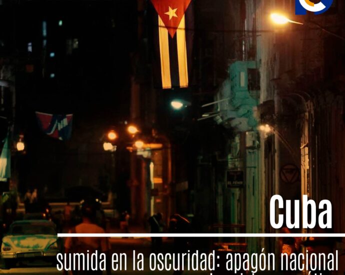 Cuba sumida en la oscuridad: apagón nacional agrava la crisis energética