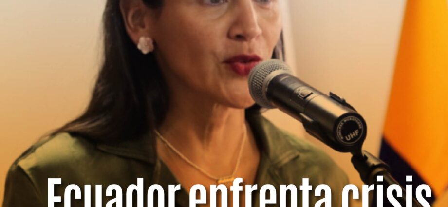 Inés Manzano, ministra de Energía,