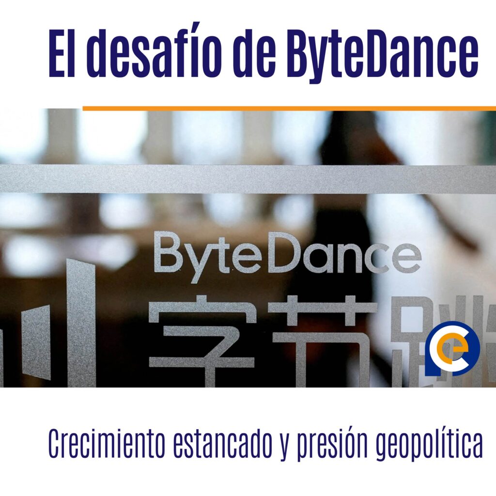 El desafío de ByteDance: Crecimiento estancado y presión geopolítica