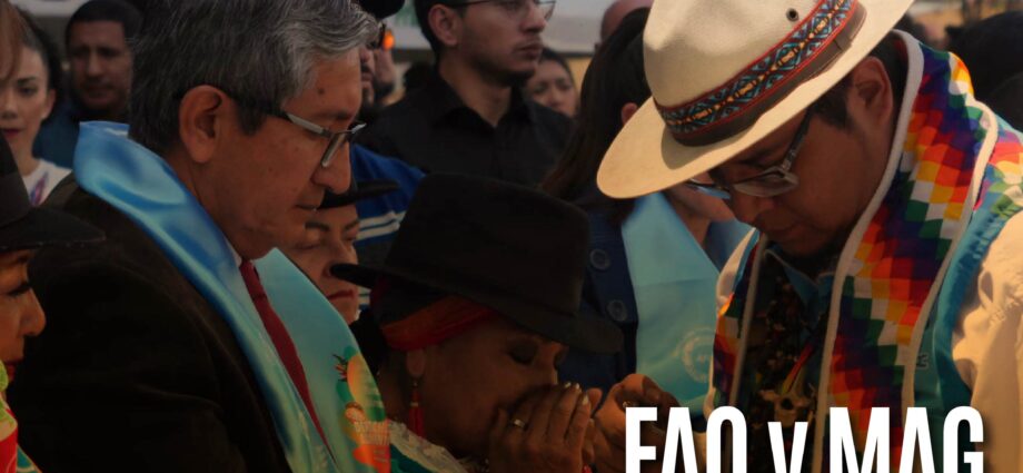 FAO y MAG impulsan el derecho a la alimentación con feria agroalimentaria en Quito