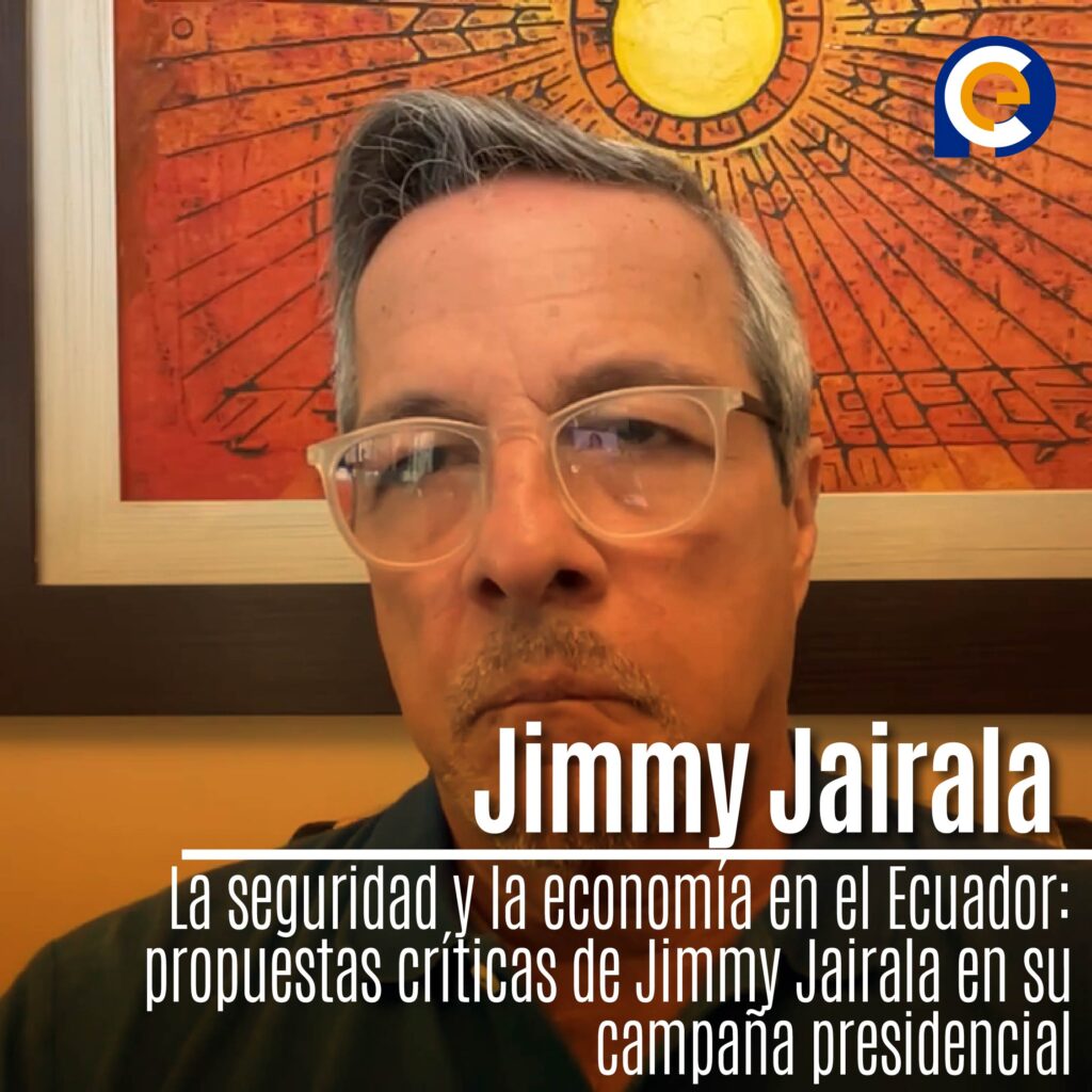 Jimmy Jairala, candidato presidencial por Centro Democrático,