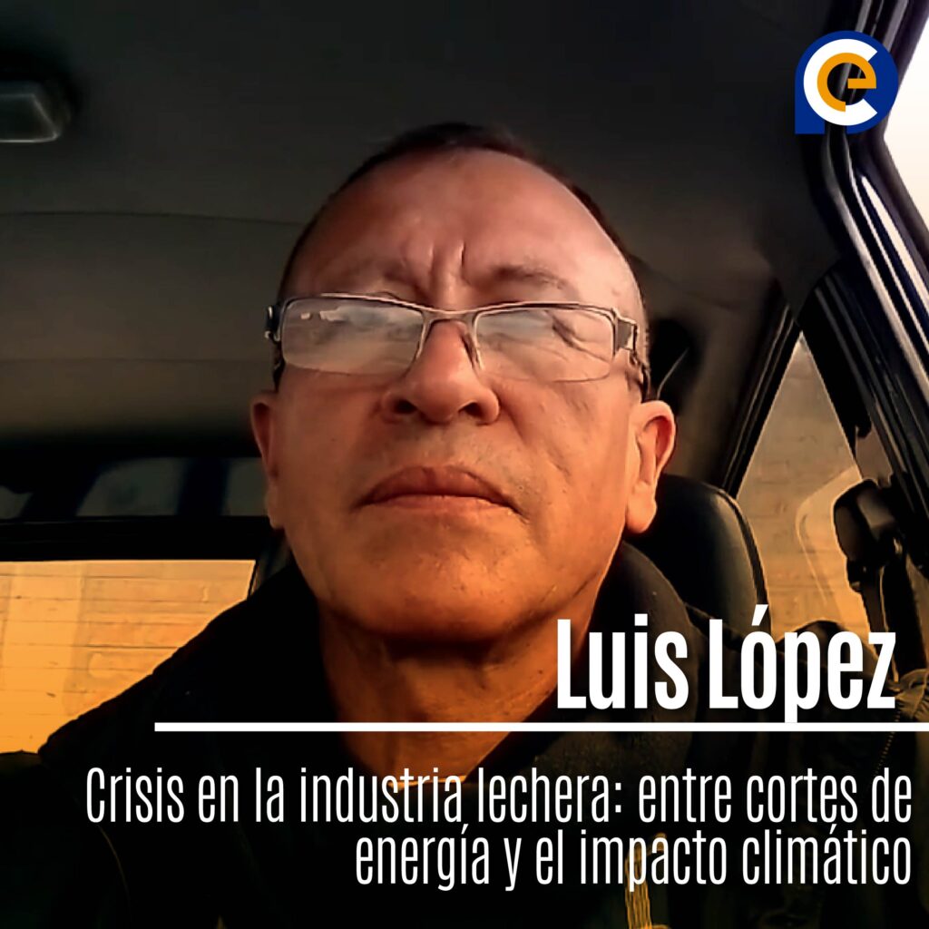 Luis López, representante de la Federación Nacional de Productores de Leche (Fenaprole)