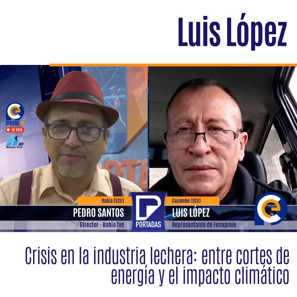 Luis López, representante de la Federación Nacional de Productores de Leche (Fenaprole)
