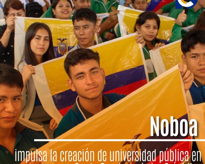 Noboa impulsa la creación de universidad pública en Santo Domingo de los Tsáchilas