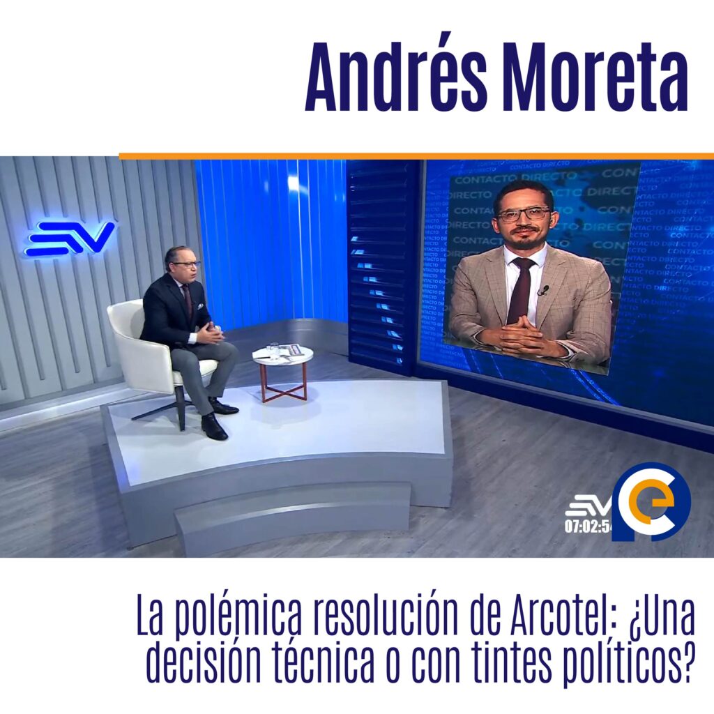 Andrés Moreta, abogado especialista en derecho administrativo