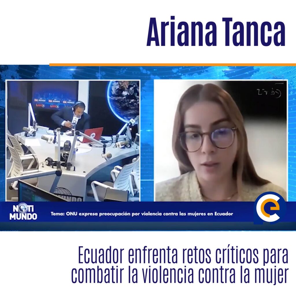 Arianna Tanca Macchiavello, ministra de la Mujer y Derechos Humanos