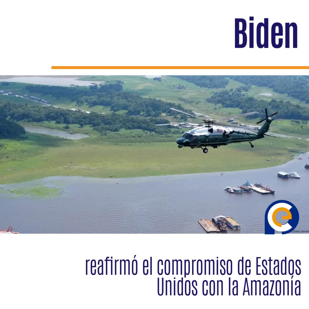 Biden reafirmó el compromiso de Estados Unidos con la Amazonía
