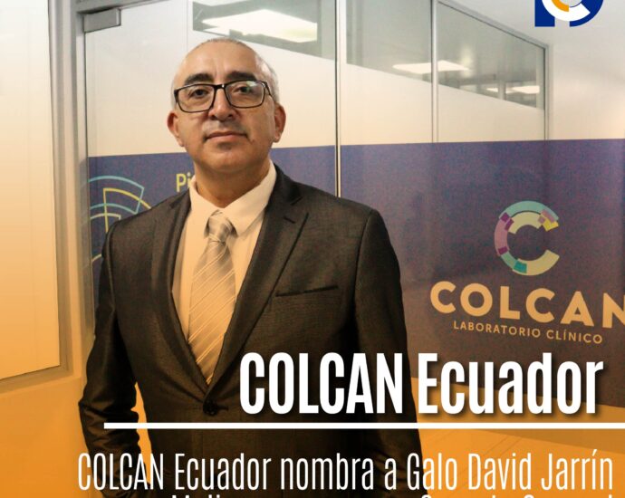 COLCAN Ecuador nombra a Galo David Jarrín Molina como nuevo Gerente General
