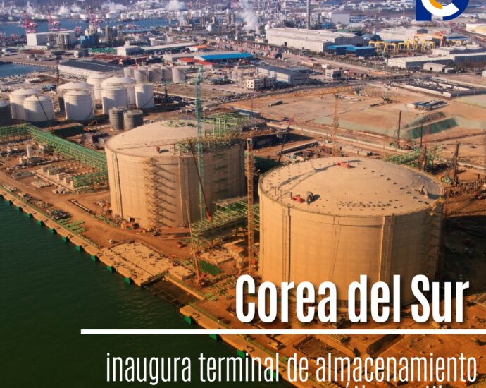 Corea del Sur inaugura terminal de almacenamiento energético en Ulsan