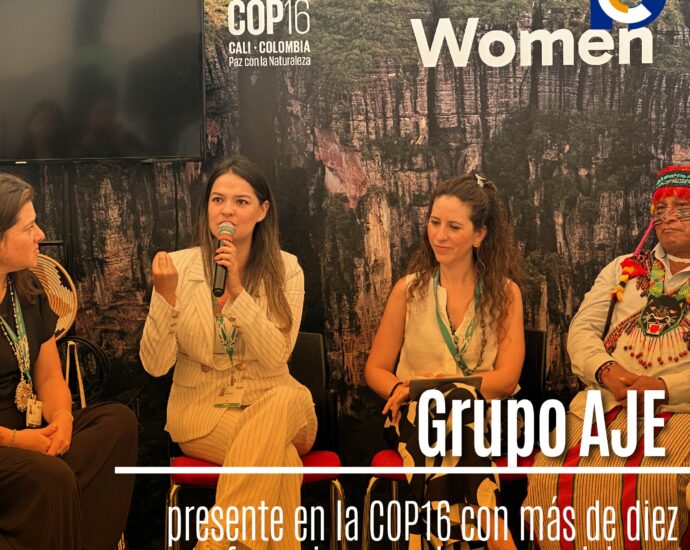 COP16, Biodiversidad, Conservación, Grupo AJE, Superfrutos, Paz con la Naturaleza, Sostenibilidad, Ecosistemas, Amazonía, Ciudades Sostenibles