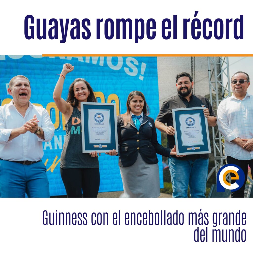 Guayas rompe el récord Guinness con el encebollado más grande del mundo