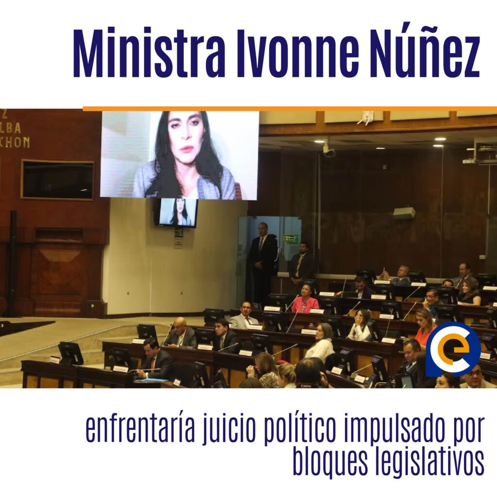 Ministra Ivonne Núñez enfrentaría juicio político impulsado por bloques legislativos