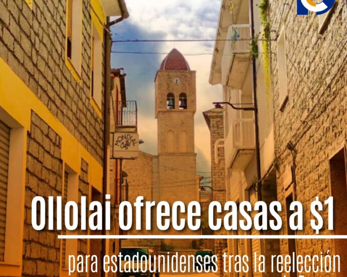 Ollolai ofrece casas a $1 para estadounidenses tras la reelección de Trump