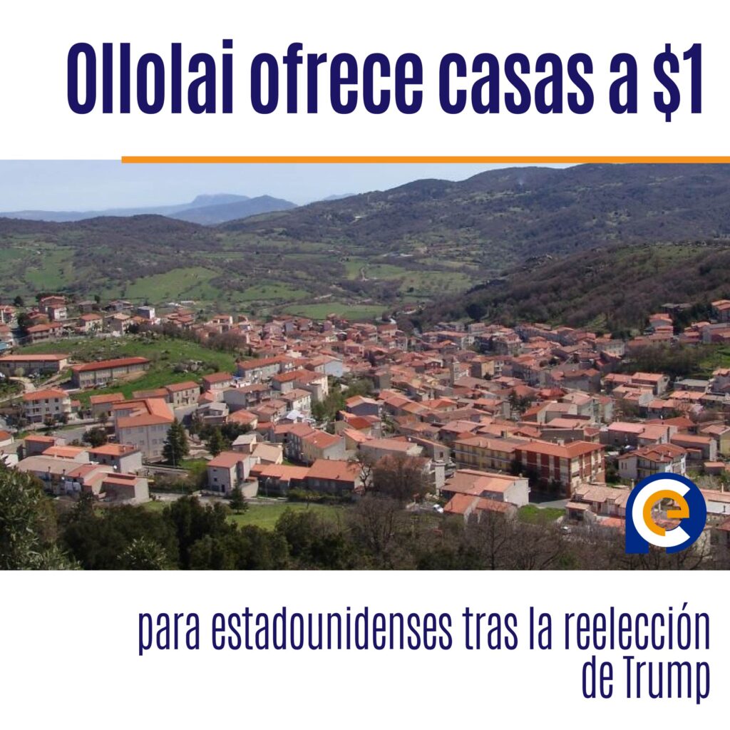 Ollolai ofrece casas a $1 para estadounidenses tras la reelección de Trump