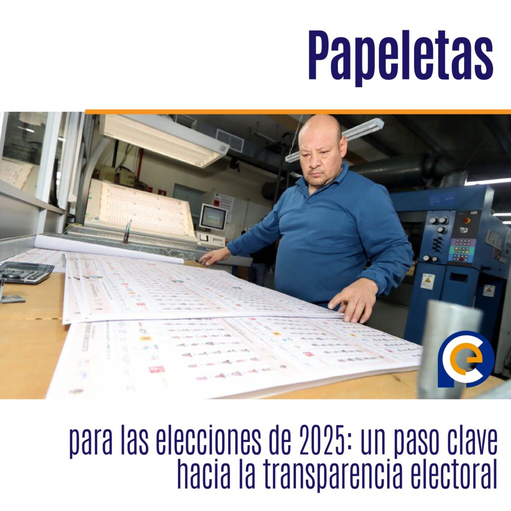 Papeletas para las elecciones de 2025: un paso clave hacia la transparencia electoral