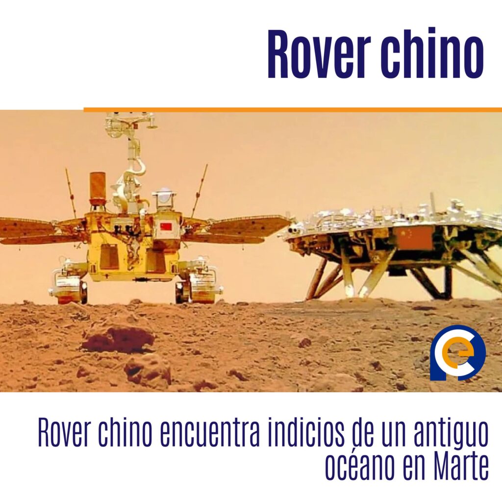 Rover chino encuentra indicios de un antiguo océano en Marte