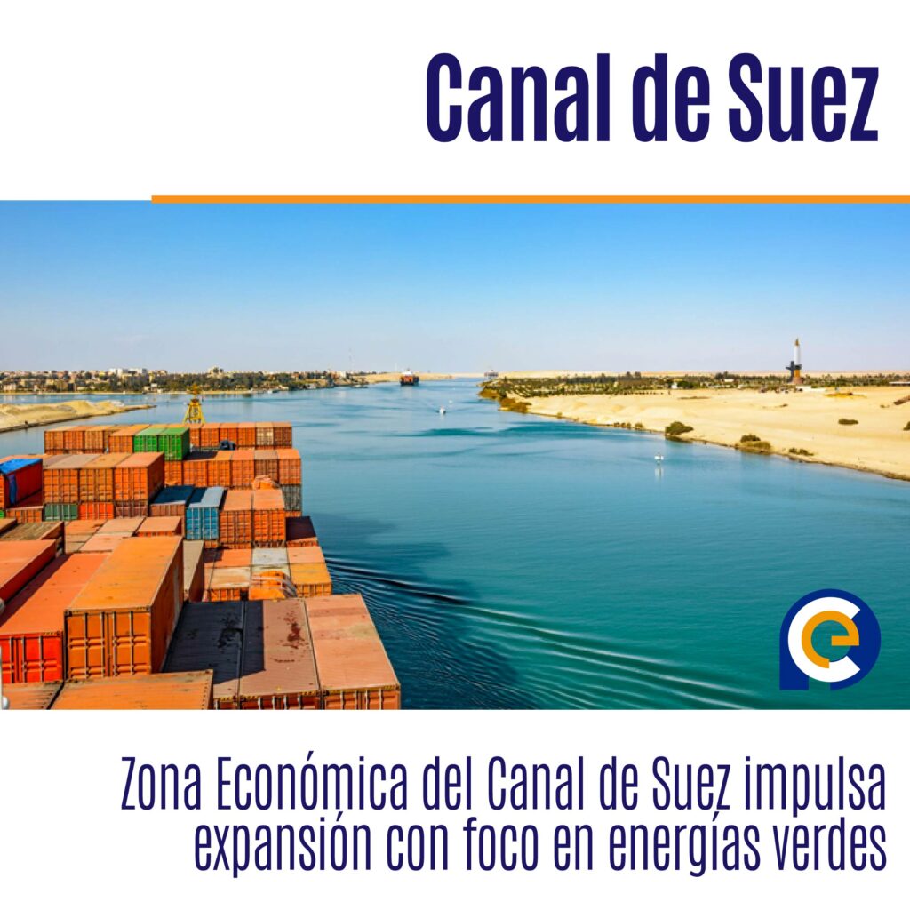 Zona Económica del Canal de Suez impulsa expansión con foco en energías verdes
