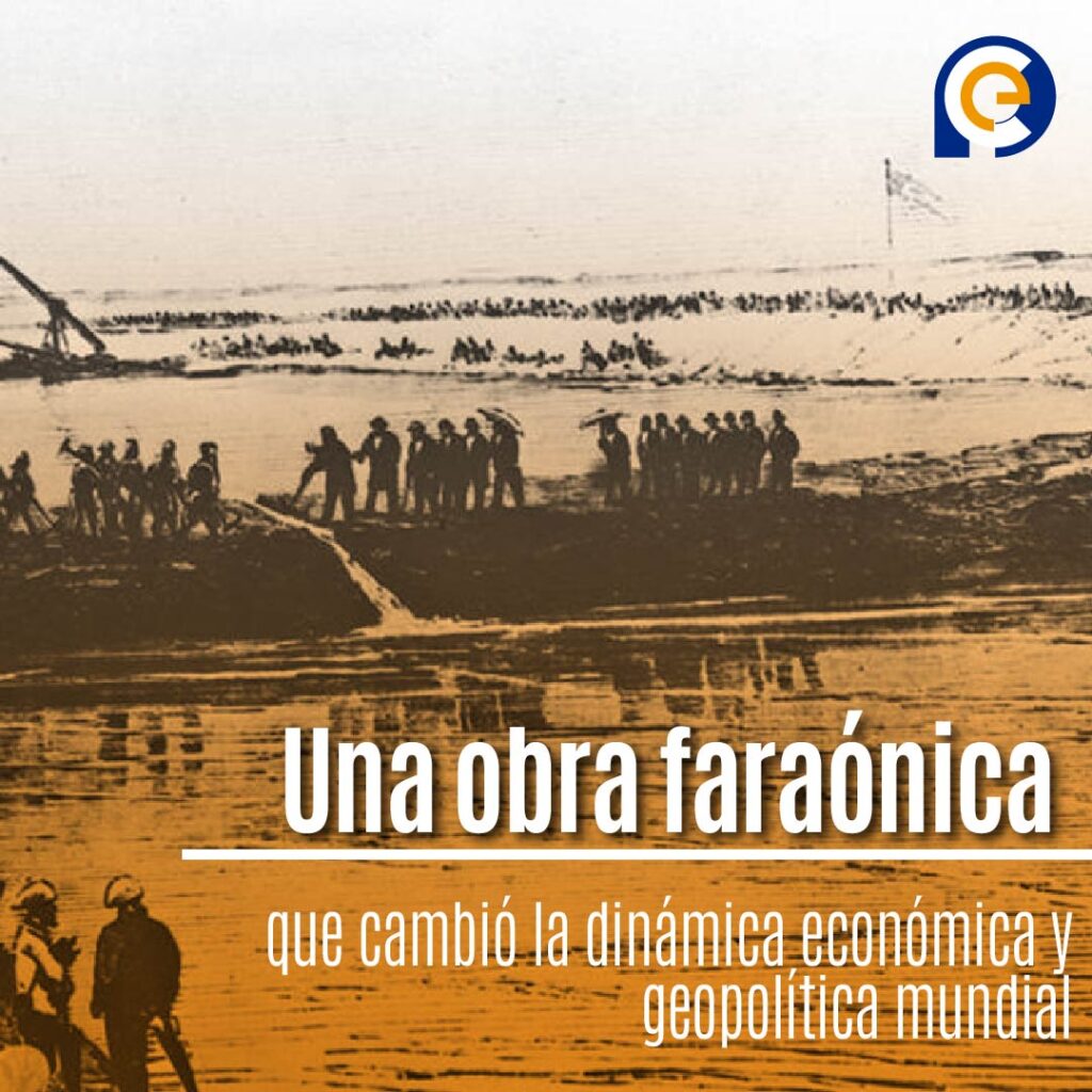 1863: La inauguración del Canal de Suez revoluciona el comercio marítimo