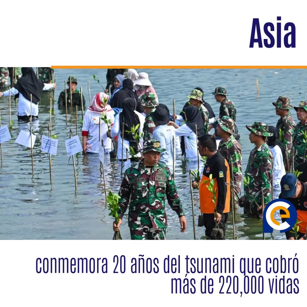 Asia conmemora 20 años del tsunami que cobró más de 220,000 vidas
