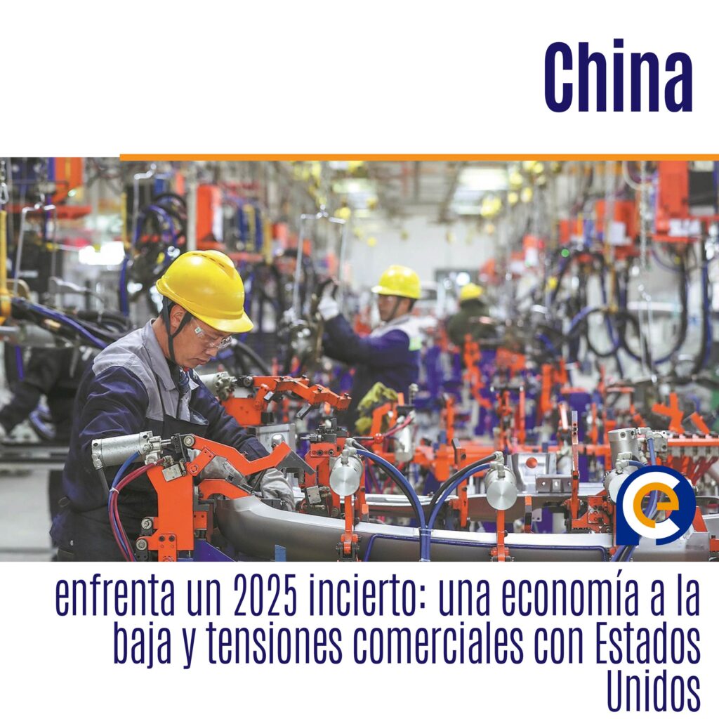 China enfrenta un 2025 incierto: una economía a la baja y tensiones comerciales con Estados Unidos