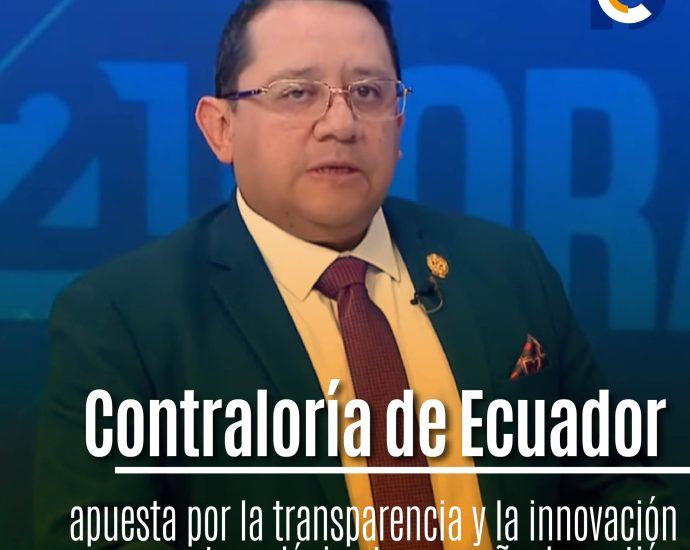 Contraloría de Ecuador apuesta por la transparencia y la innovación tecnológica tras un año de gestión