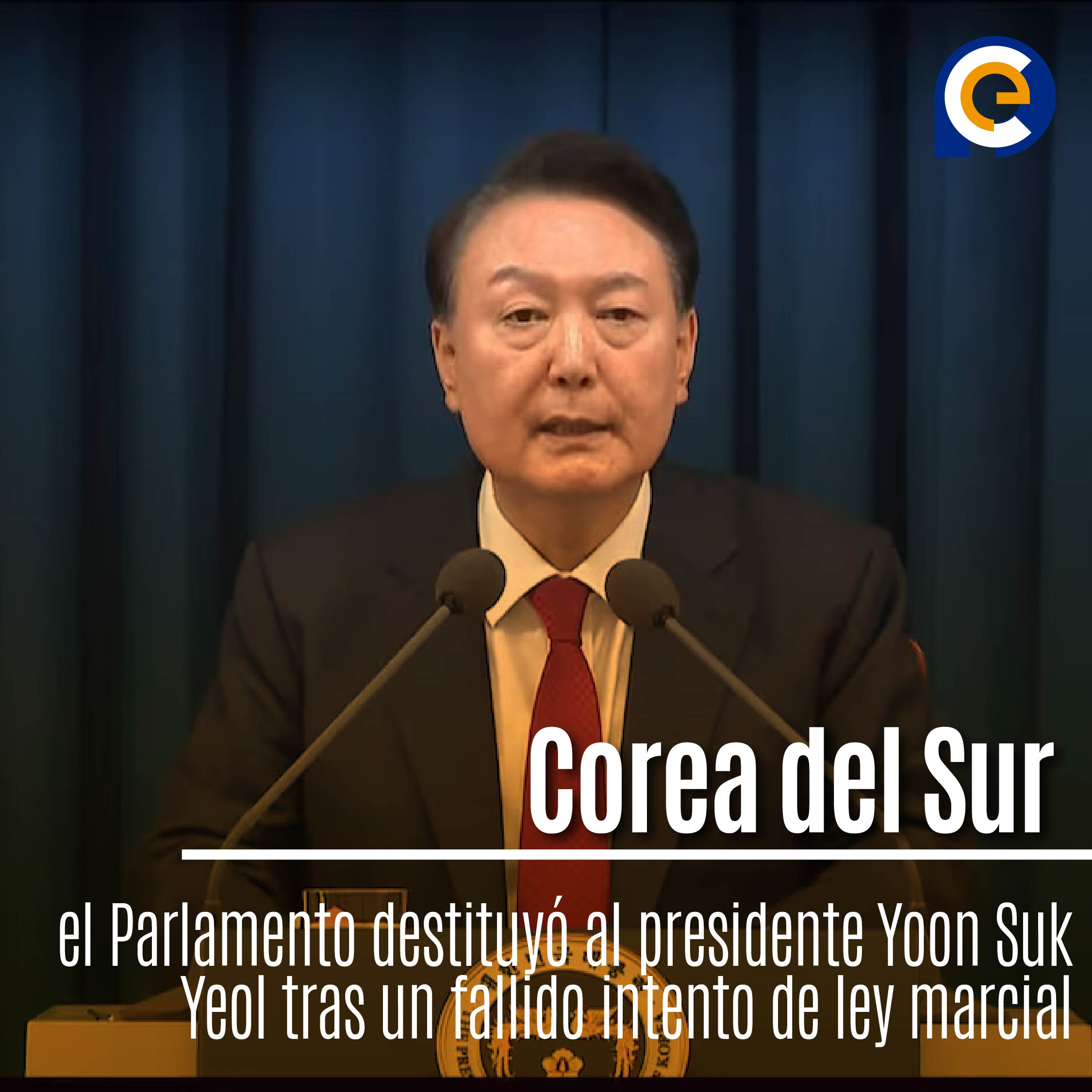 Corea del Sur: el Parlamento destituyó al presidente Yoon Suk Yeol tras un fallido intento de ley marcial