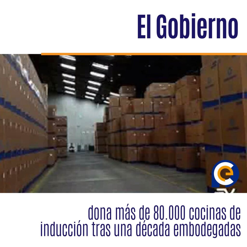 El Gobierno dona más de 80.000 cocinas de inducción tras una década embodegadas