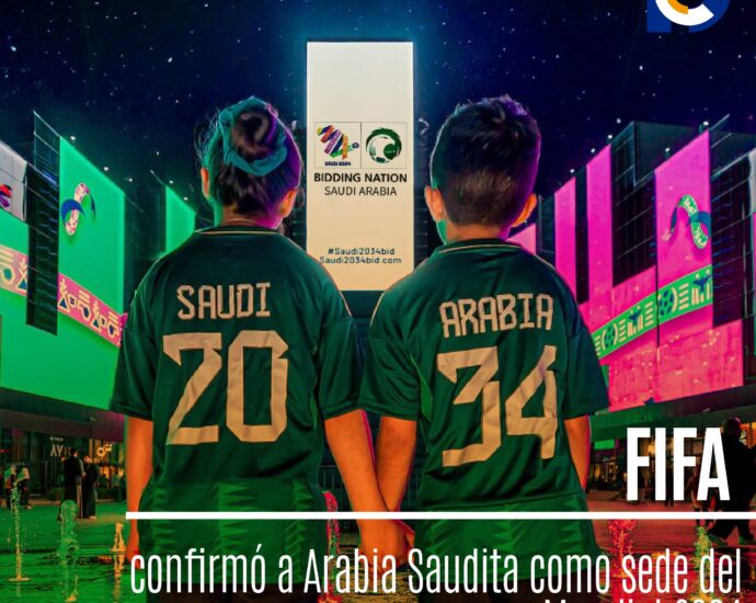FIFA confirmó a Arabia Saudita como sede del Mundial 2034