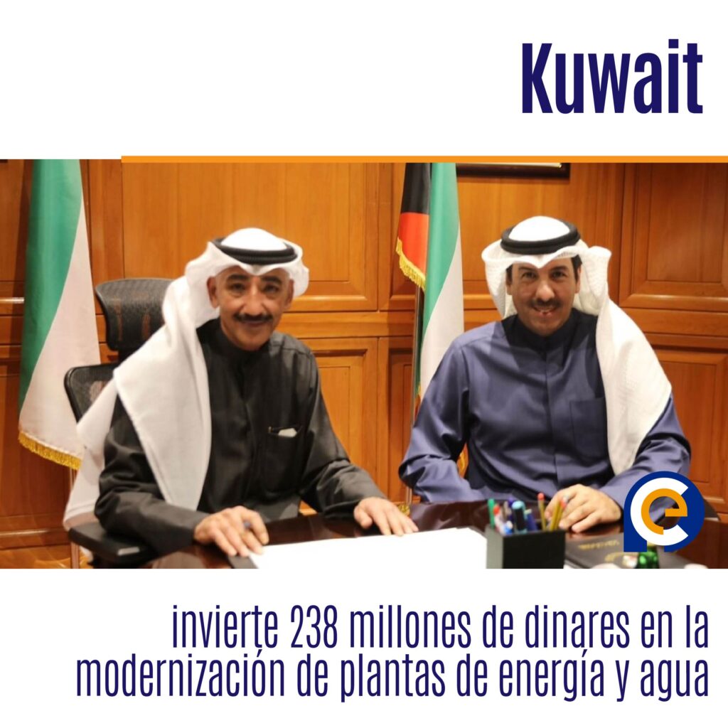 Kuwait invierte 238 millones de dinares en la modernización de plantas de energía y agua