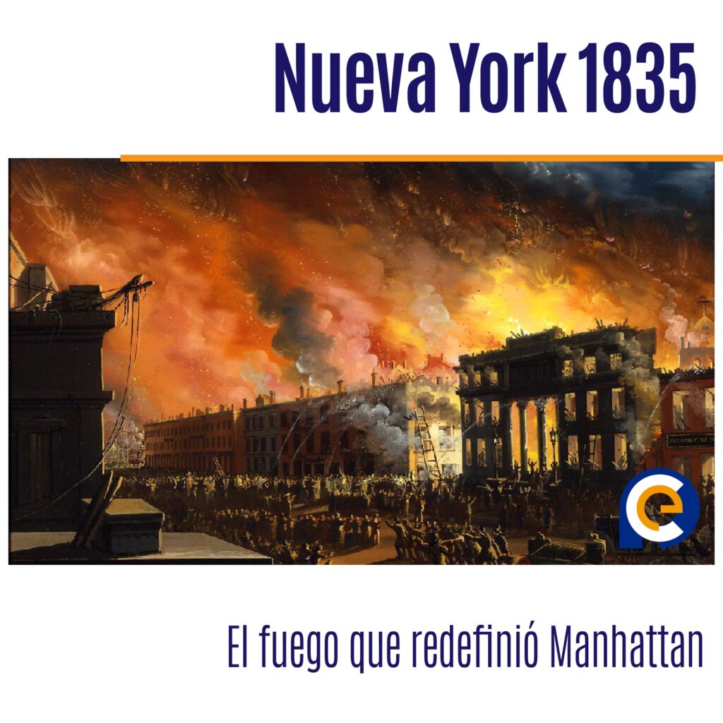 Nueva York 1835: El fuego que redefinió Manhattan