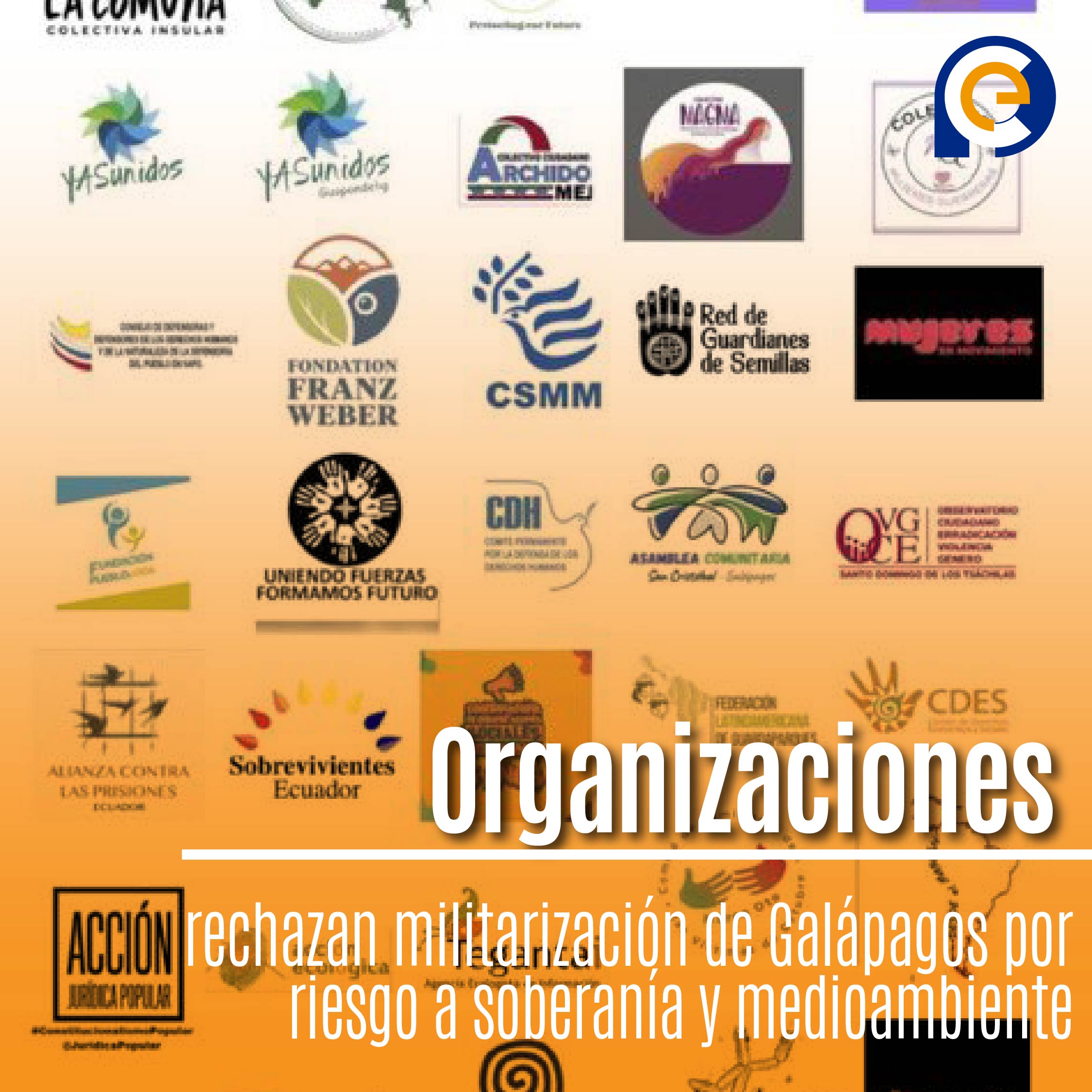 Organizaciones rechazan militarización de Galápagos por riesgo a soberanía y medioambiente