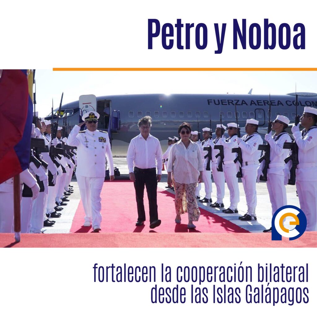 Petro y Noboa fortalecen la cooperación bilateral desde las Islas Galápagos