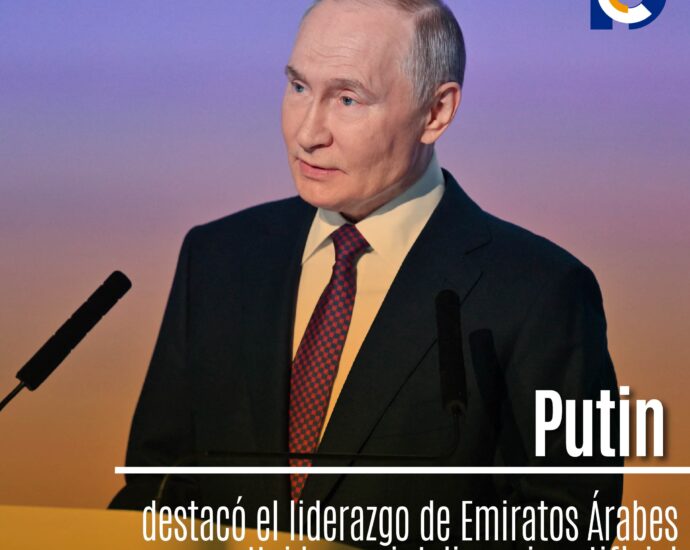 Putin destacó el liderazgo de Emiratos Árabes Unidos en inteligencia artificial