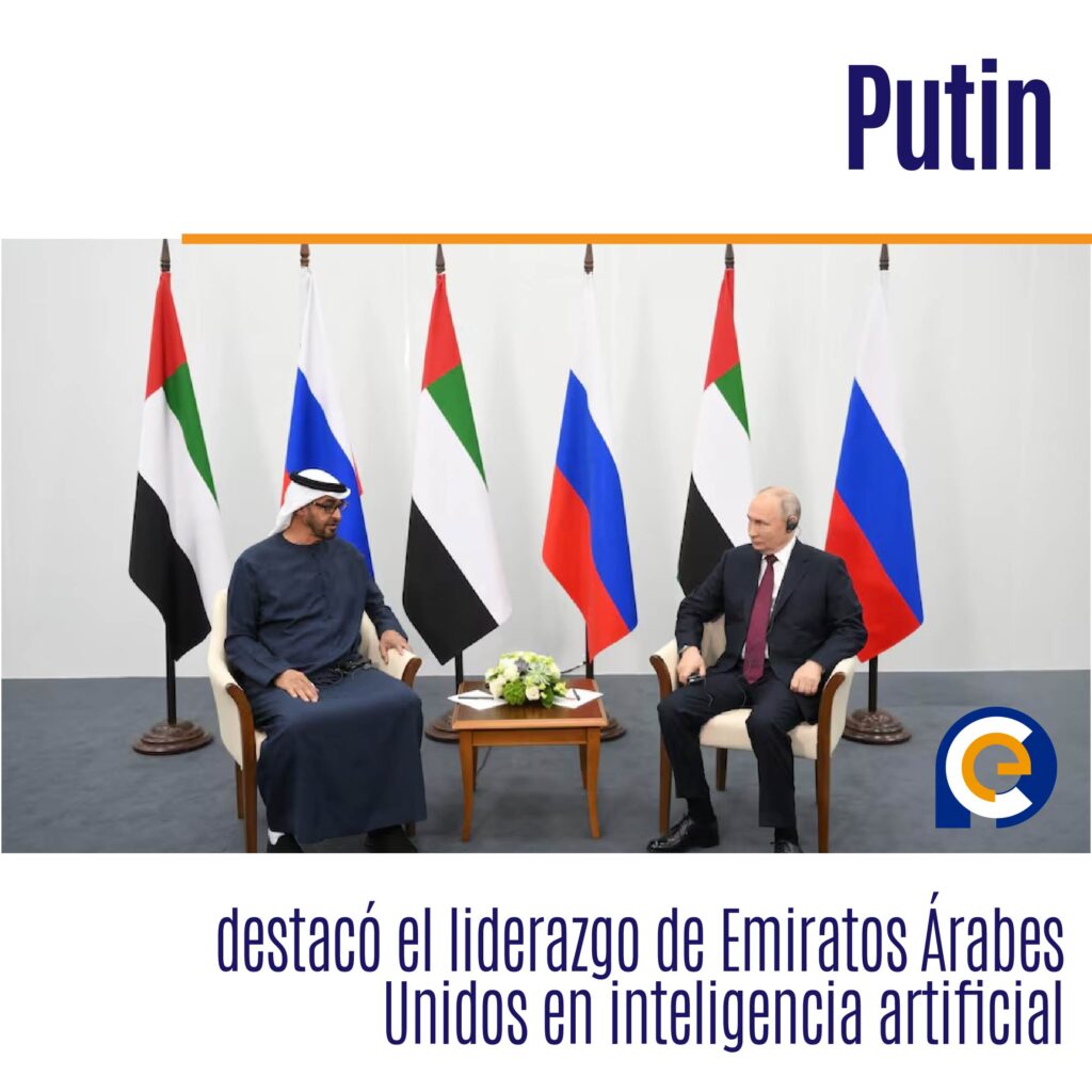 Putin destacó el liderazgo de Emiratos Árabes Unidos en inteligencia artificial