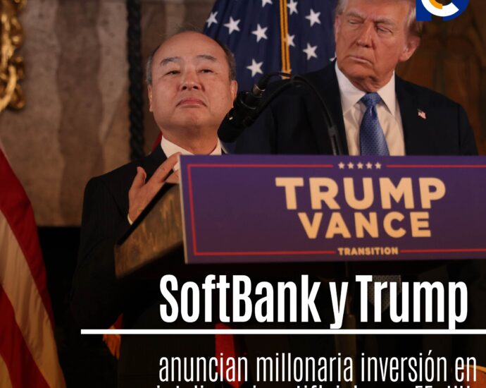 SoftBank y Trump anuncian millonaria inversión en inteligencia artificial para EE. UU.