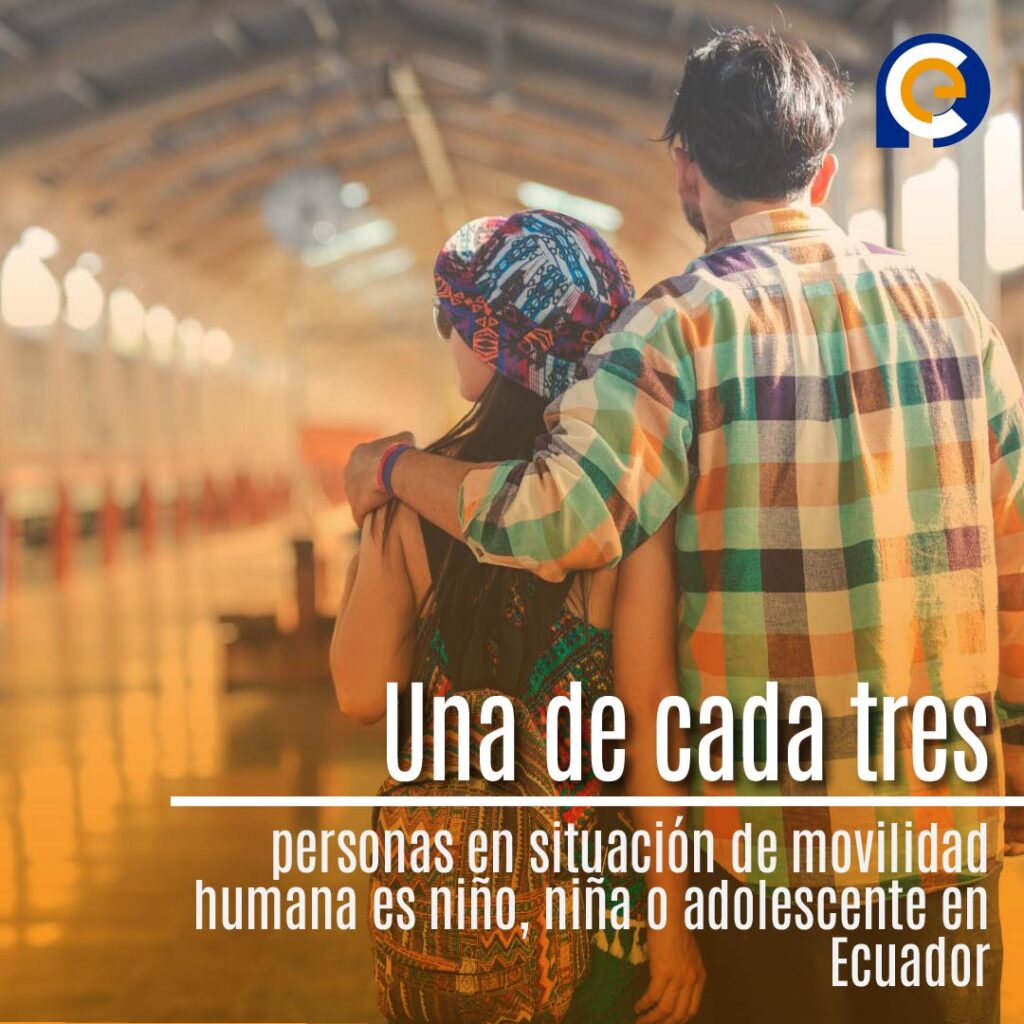 Una de cada tres personas en situación de movilidad humana es niño, niña o adolescente en Ecuador