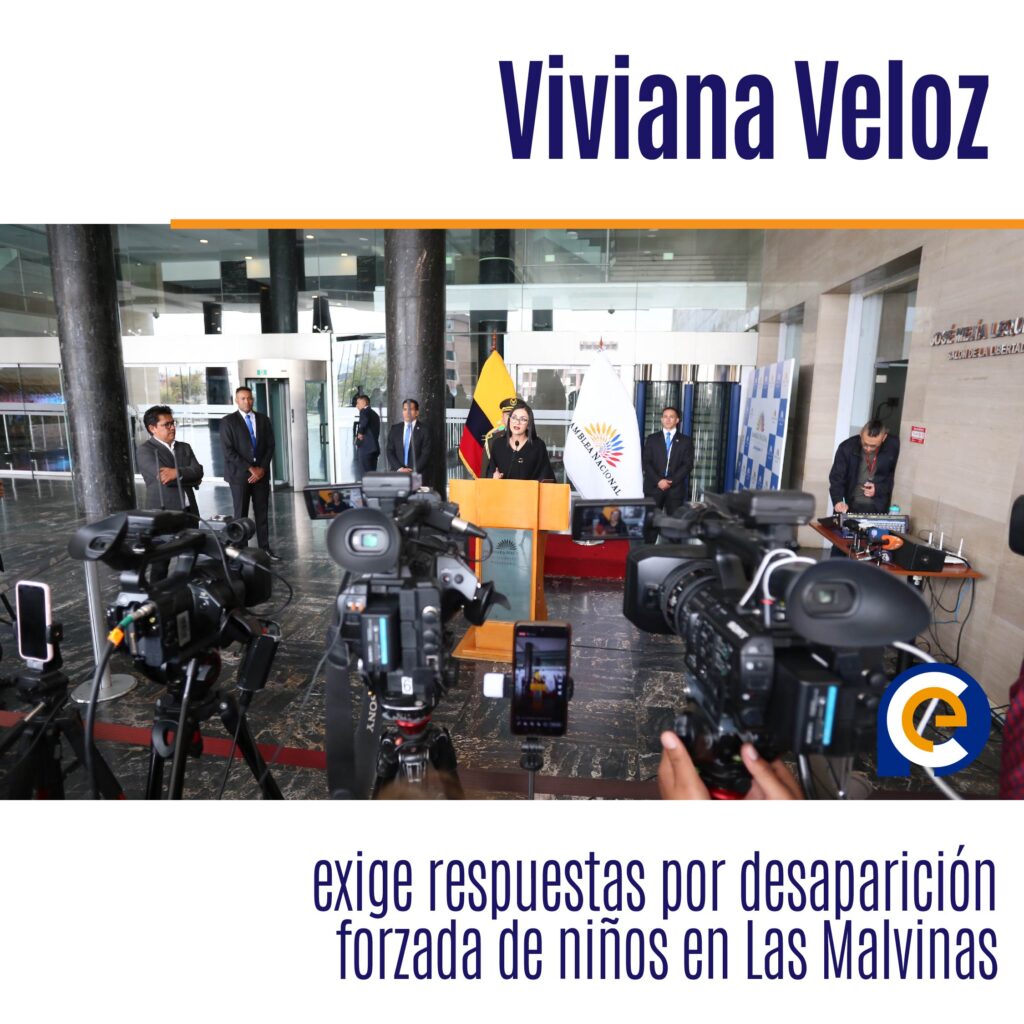 Viviana Veloz exige respuestas por desaparición forzada de niños en Las Malvinas