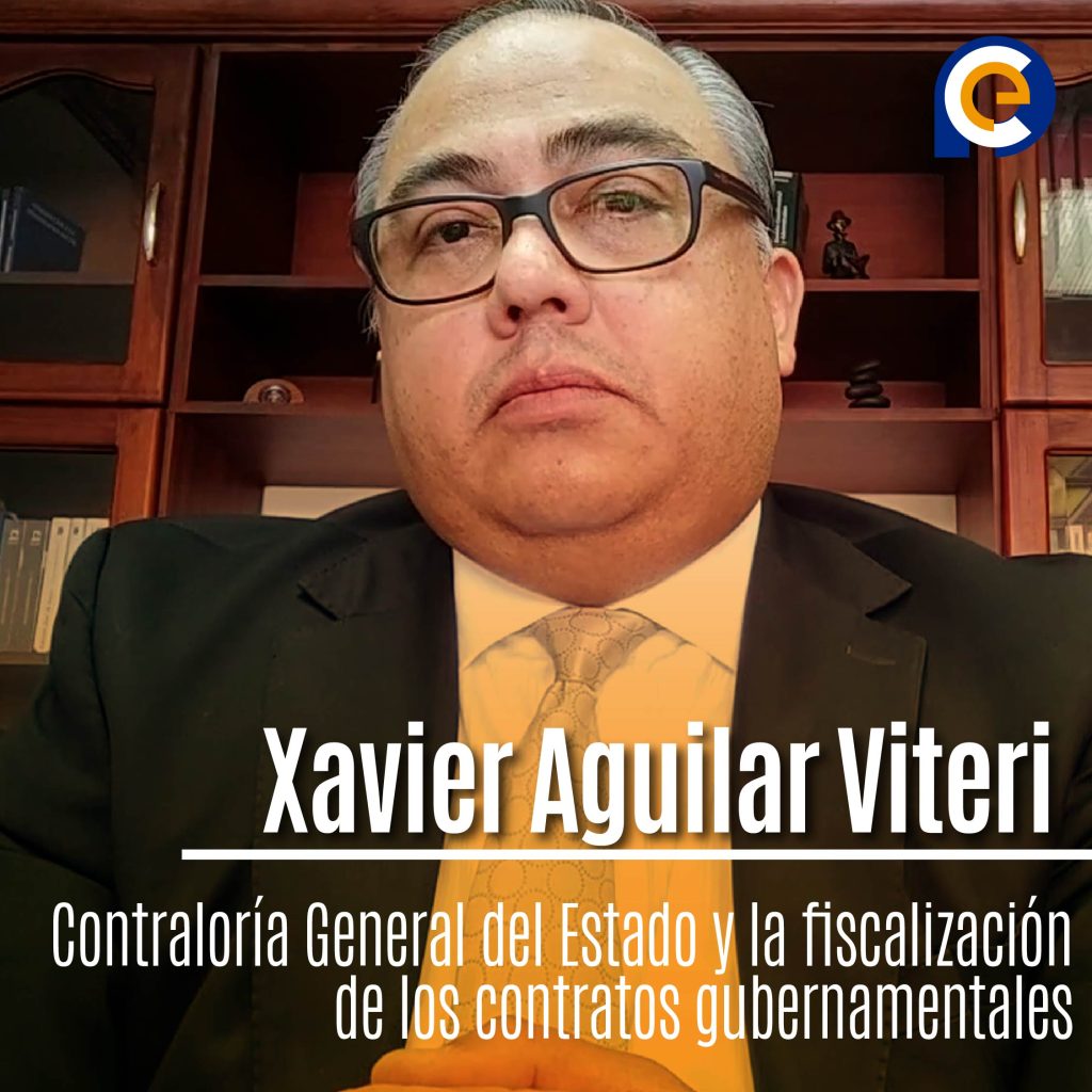 Xavier Aguilar Viteri, especialista en derecho público