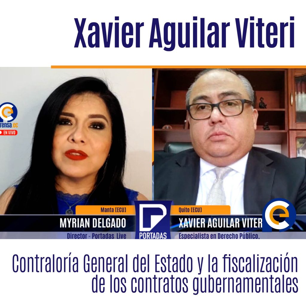 Xavier Aguilar Viteri, especialista en derecho público