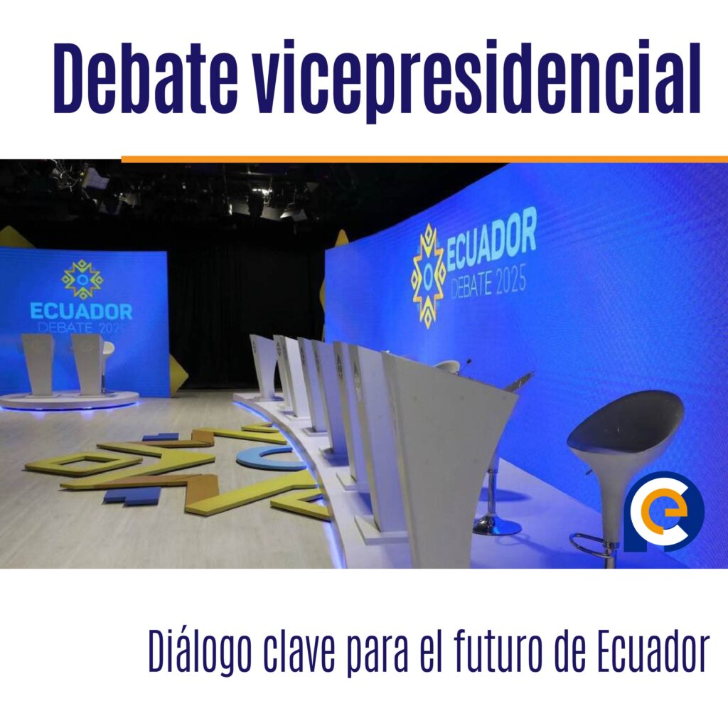 Debate Vicepresidencial 2025: Diálogo Clave para el Futuro de Ecuador