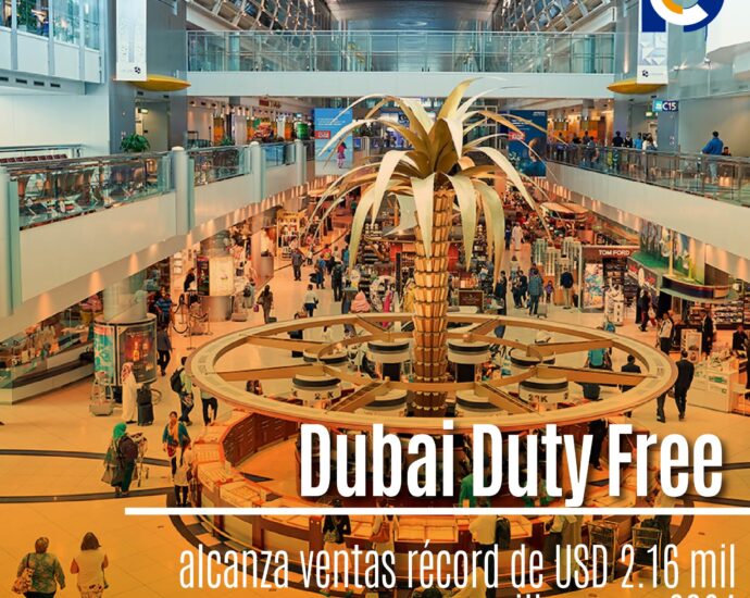Dubai Duty Free alcanza ventas récord de USD 2.16 mil millones en 2024