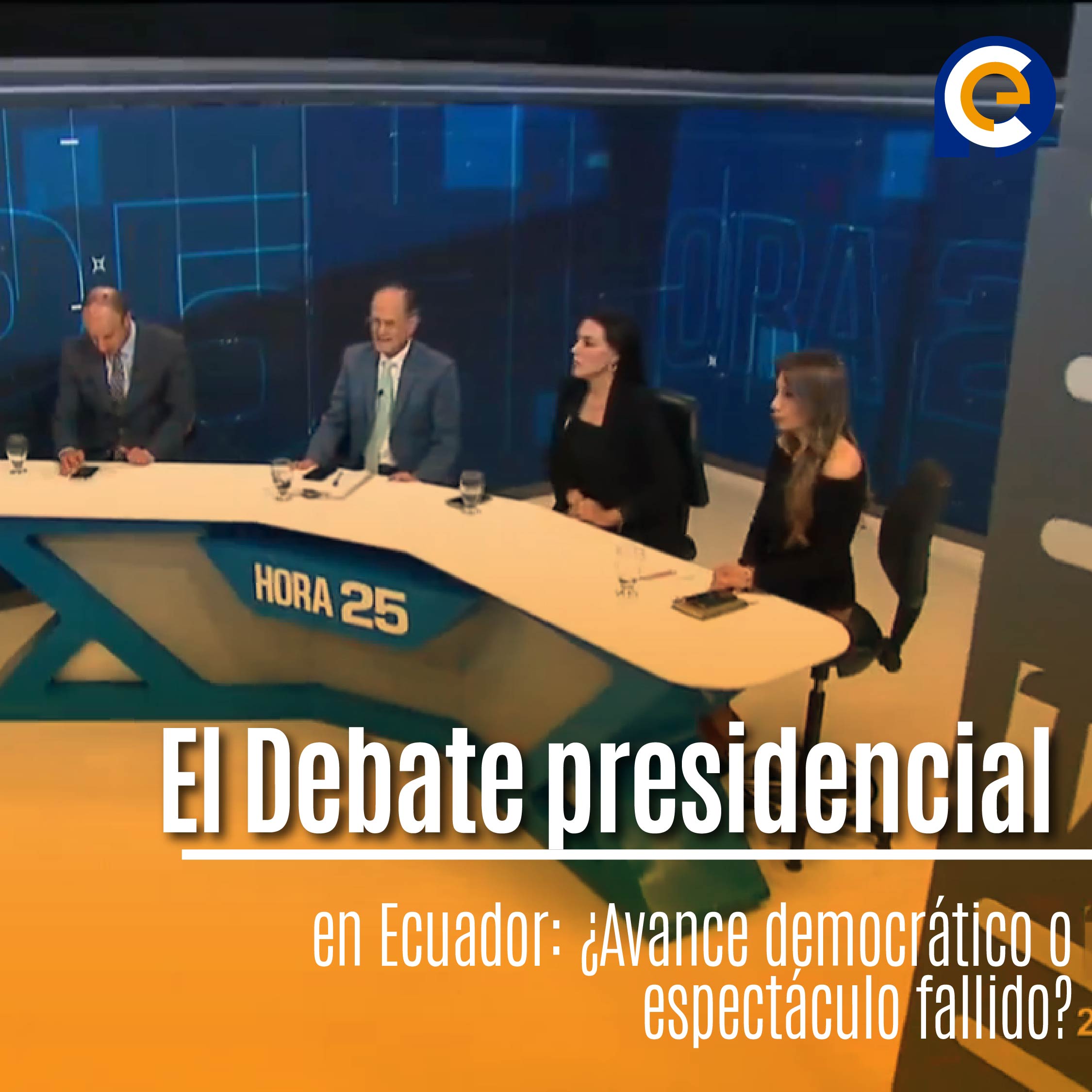El Debate presidencial en Ecuador: ¿Avance democrático o espectáculo fallido?