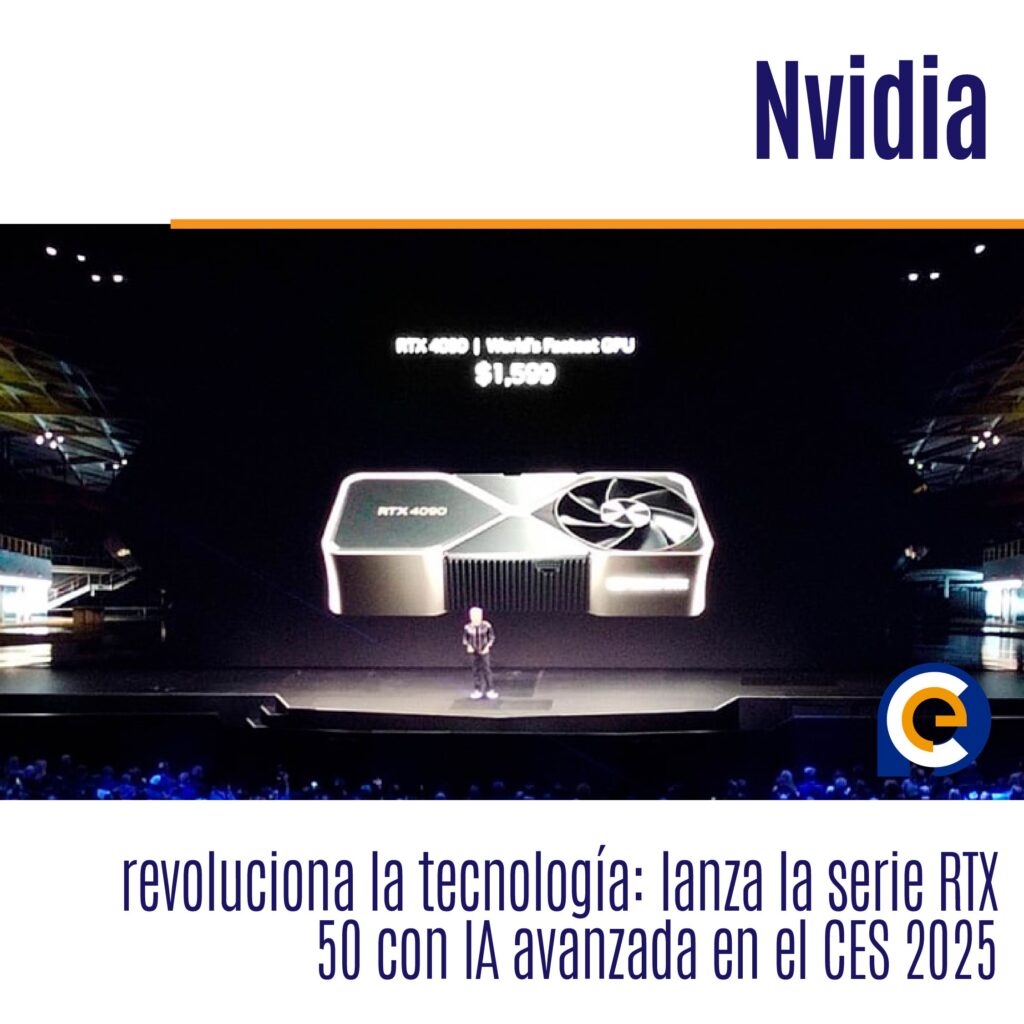 Nvidia revoluciona la tecnología: lanza la serie RTX 50 con IA avanzada en el CES 2025