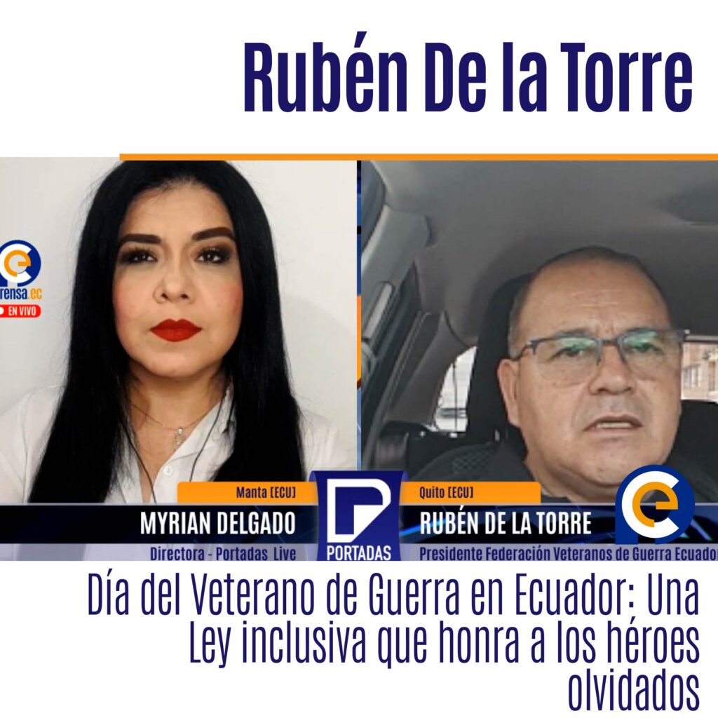 Rubén De la Torre, presidente de la Federación de Veteranos de Guerra