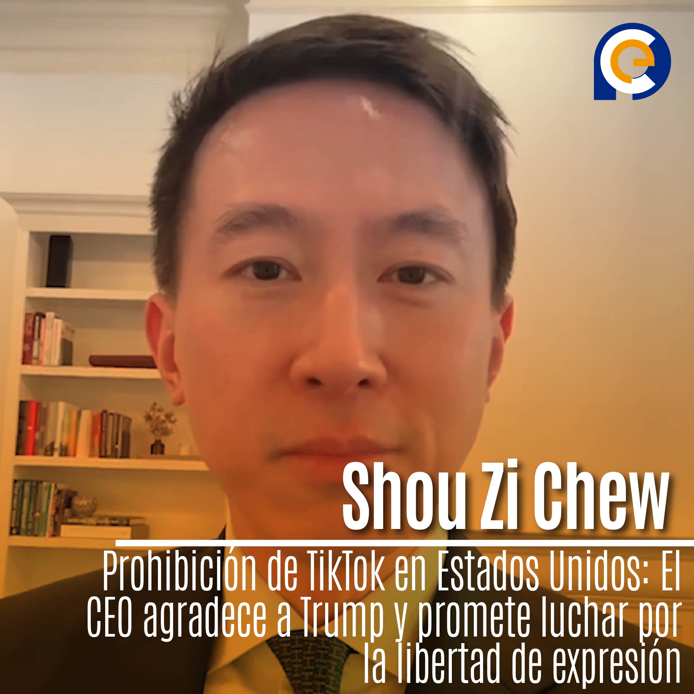 Shou Zi Chew, director ejecutivo de TikTok