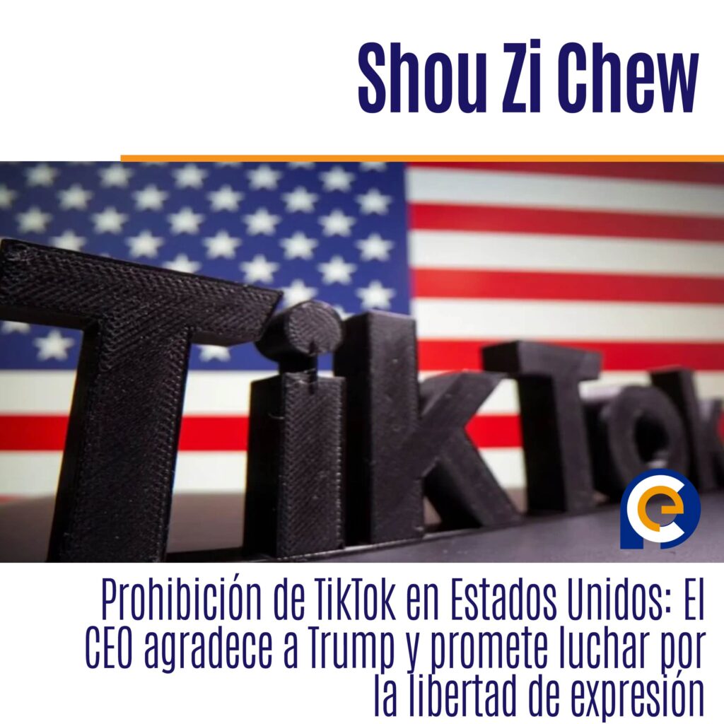 Shou Zi Chew, director ejecutivo de TikTok