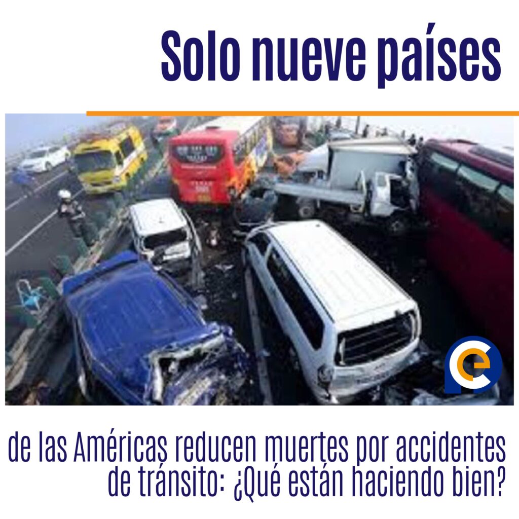 Solo nueve países de las Américas reducen muertes por accidentes de tránsito: ¿Qué están haciendo bien?