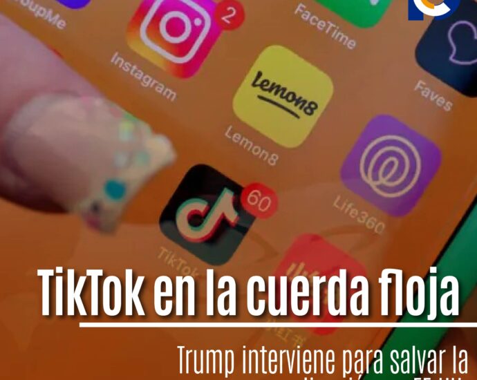 TikTok en la cuerda floja: Trump interviene para salvar la aplicación en EE.UU.