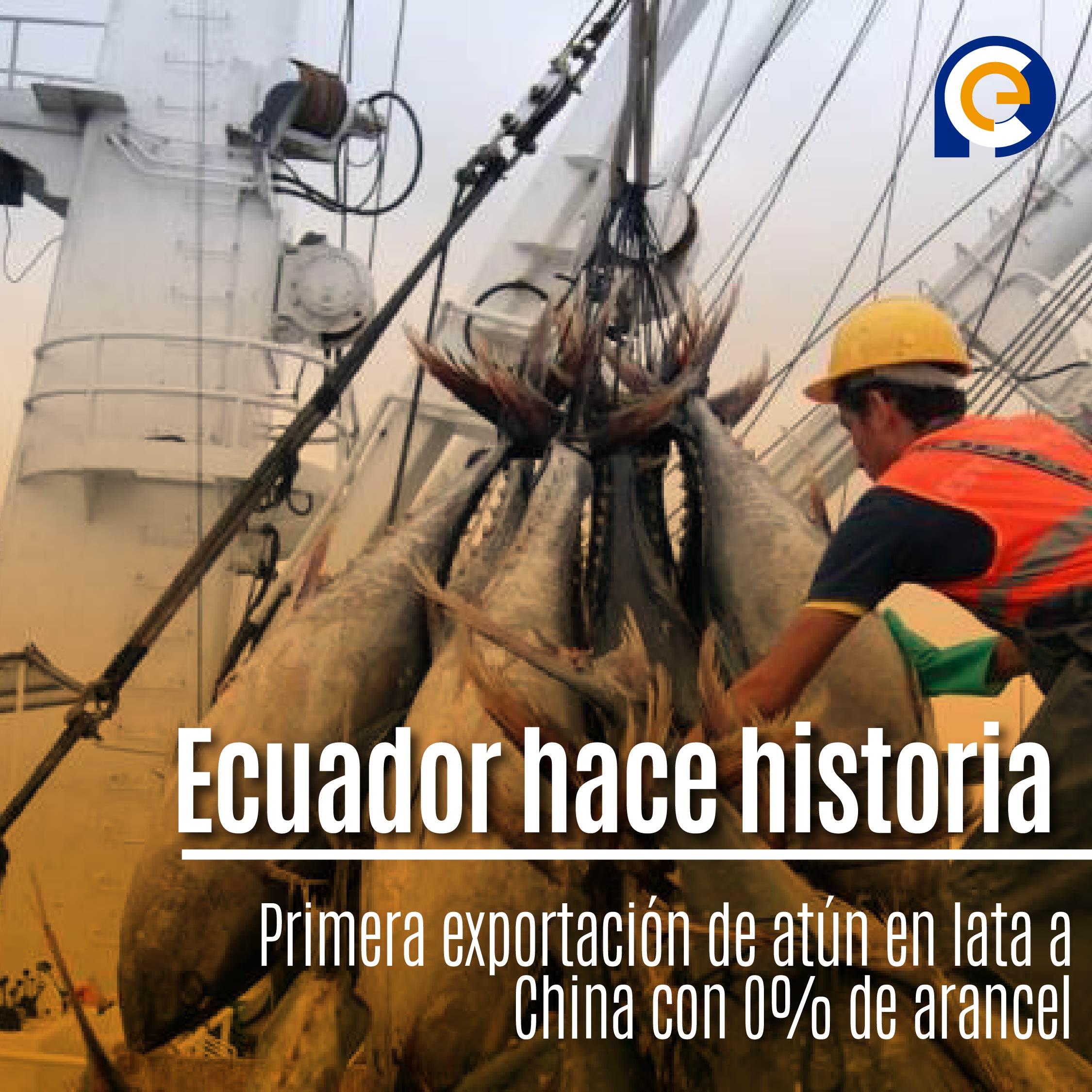 Ecuador hace historia: Primera exportación de atún en lata a China con 0% de arancel